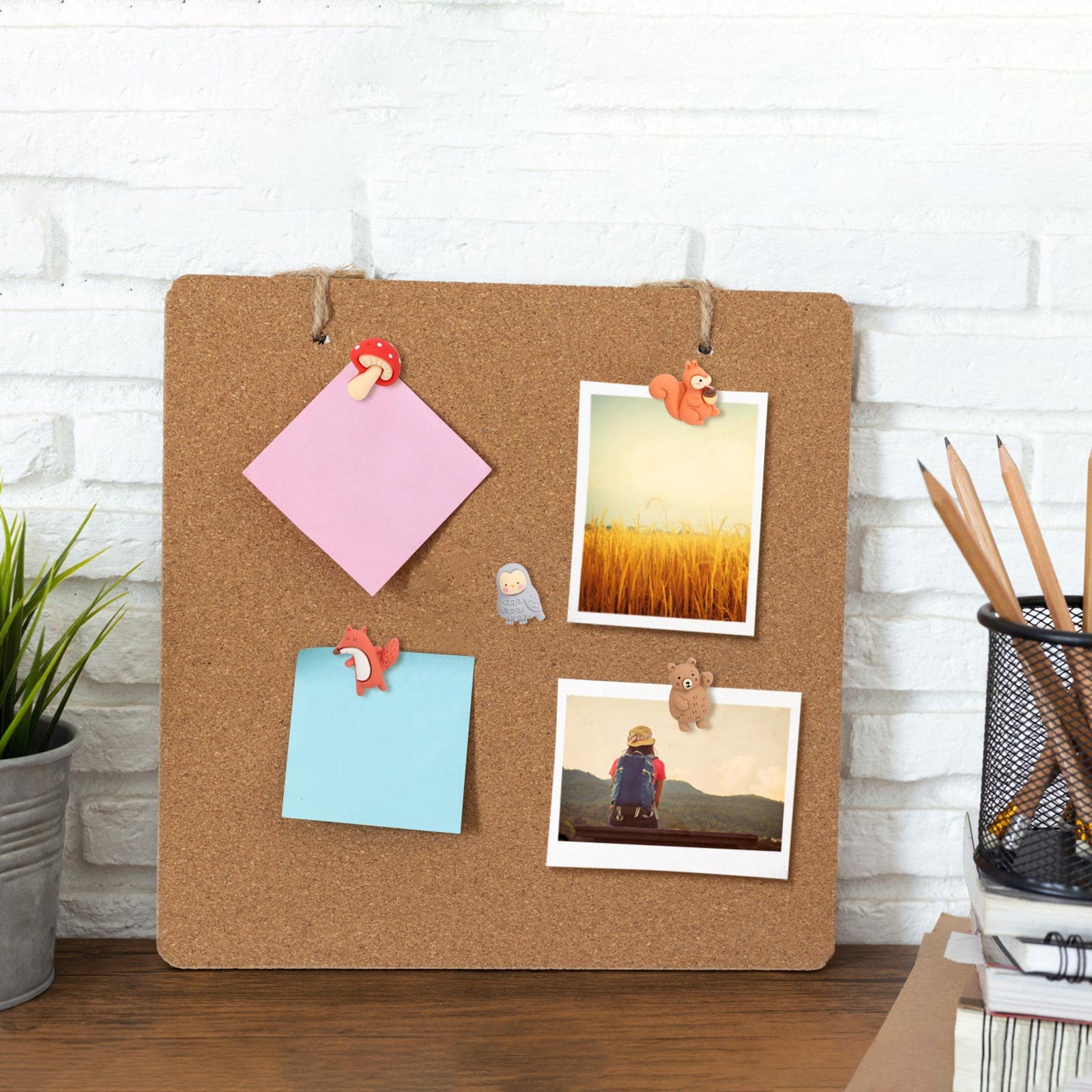 Cute Animal Push Pins 30Pcs for Cork Board - Office & Home Decor