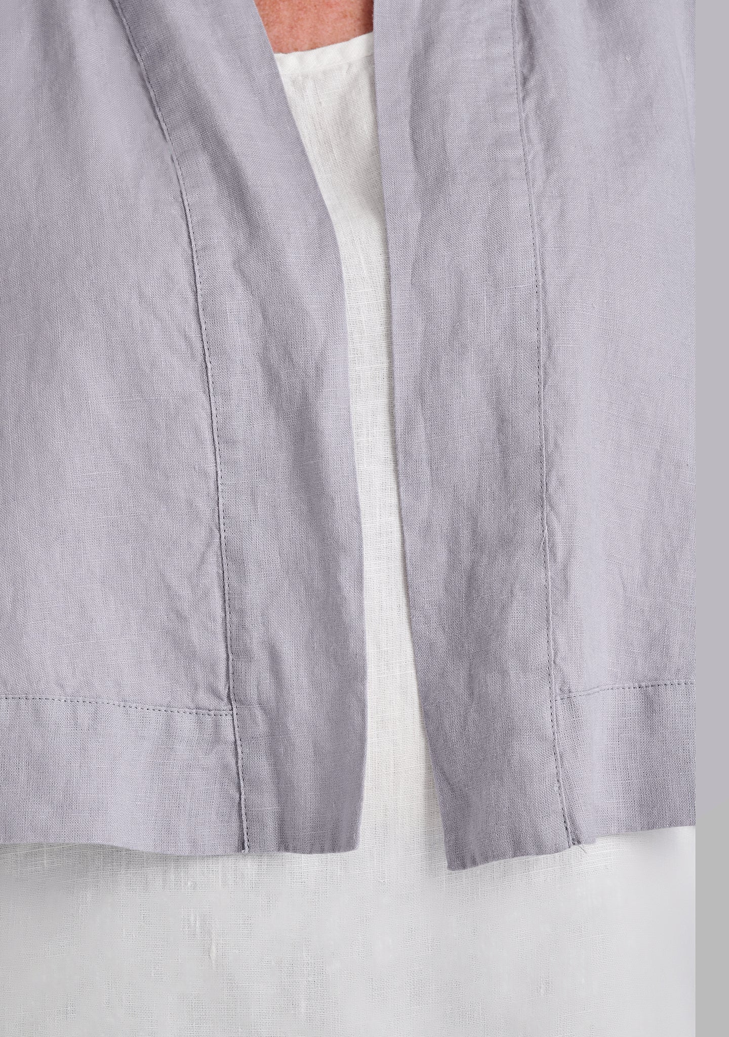 Stylish Cropped Linen Cardigan for Women - Lightweight Summer Cover-Up for Beach, Office & Casual Outfits