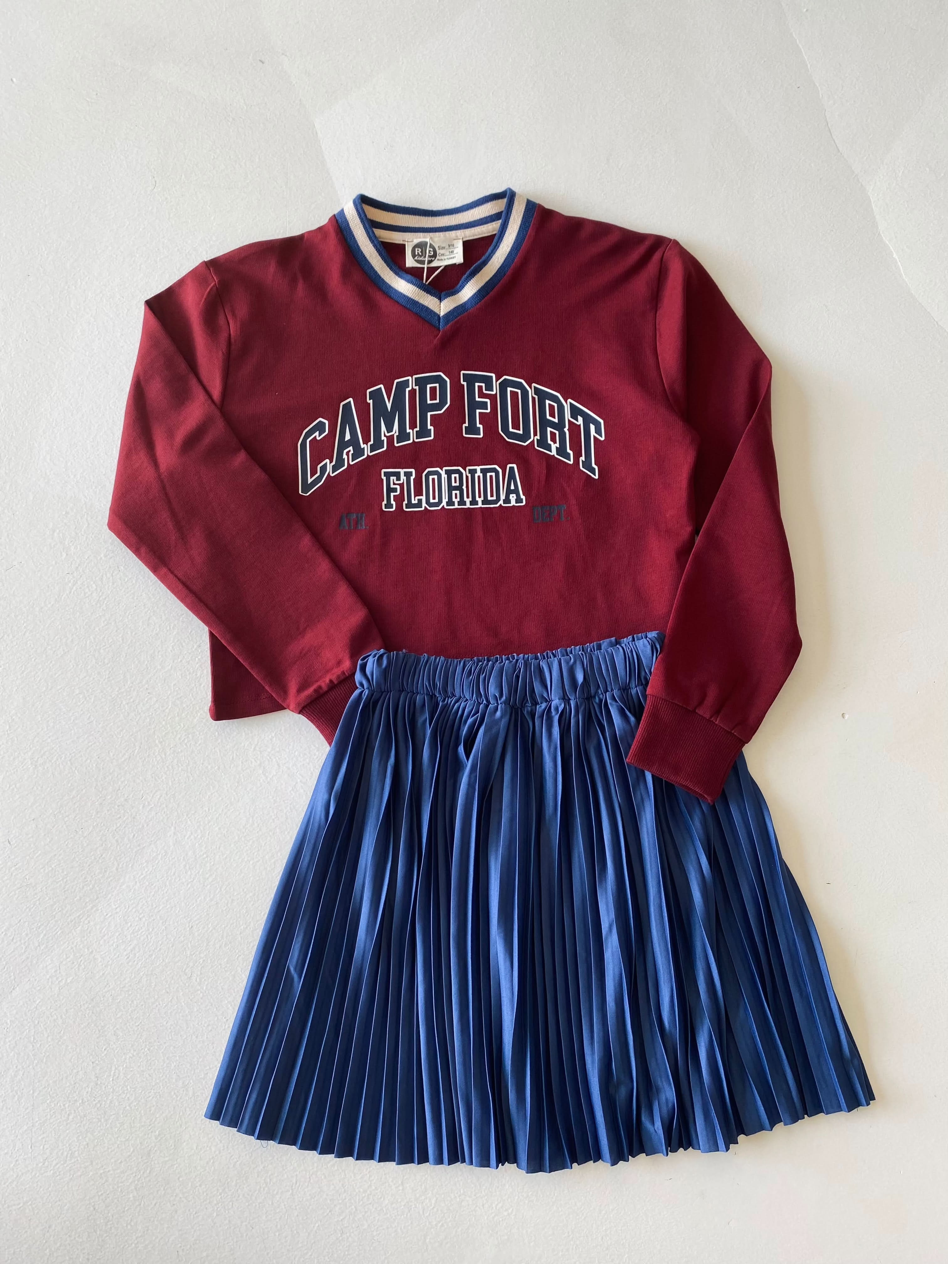 Printed Pleated Mini Skirt Set - 2 Pack | Trendy & Stylish for Women | Perfect for Casual Outings, Parties & Summer Fashion