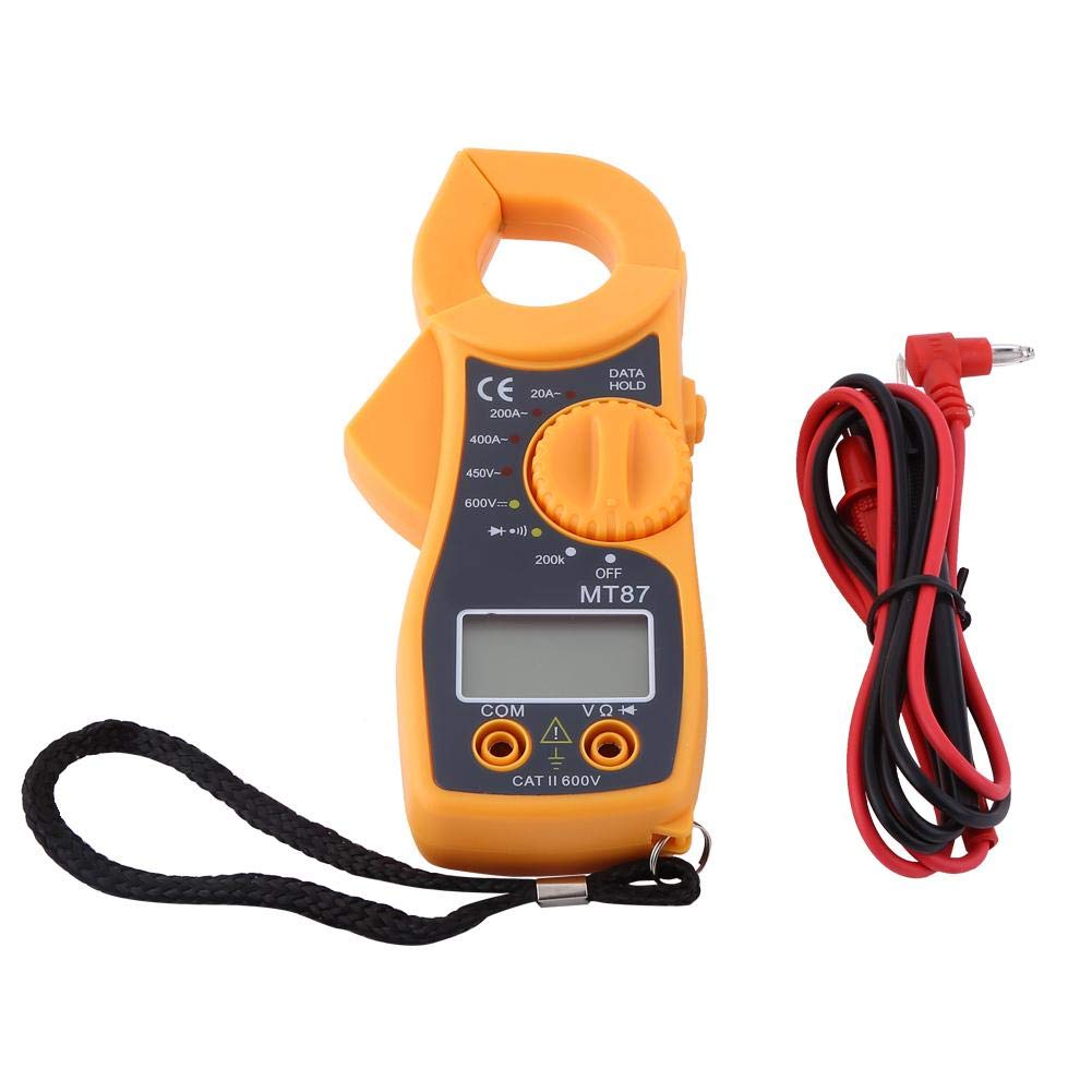 Professional Digital Multimeter - AC/DC Voltage, Current & Resistance Tester with Clamp for Home, Lab, Electrical Repairs | Perfect for DIY Projects, Automotive Diagnostics & Electronics Testing