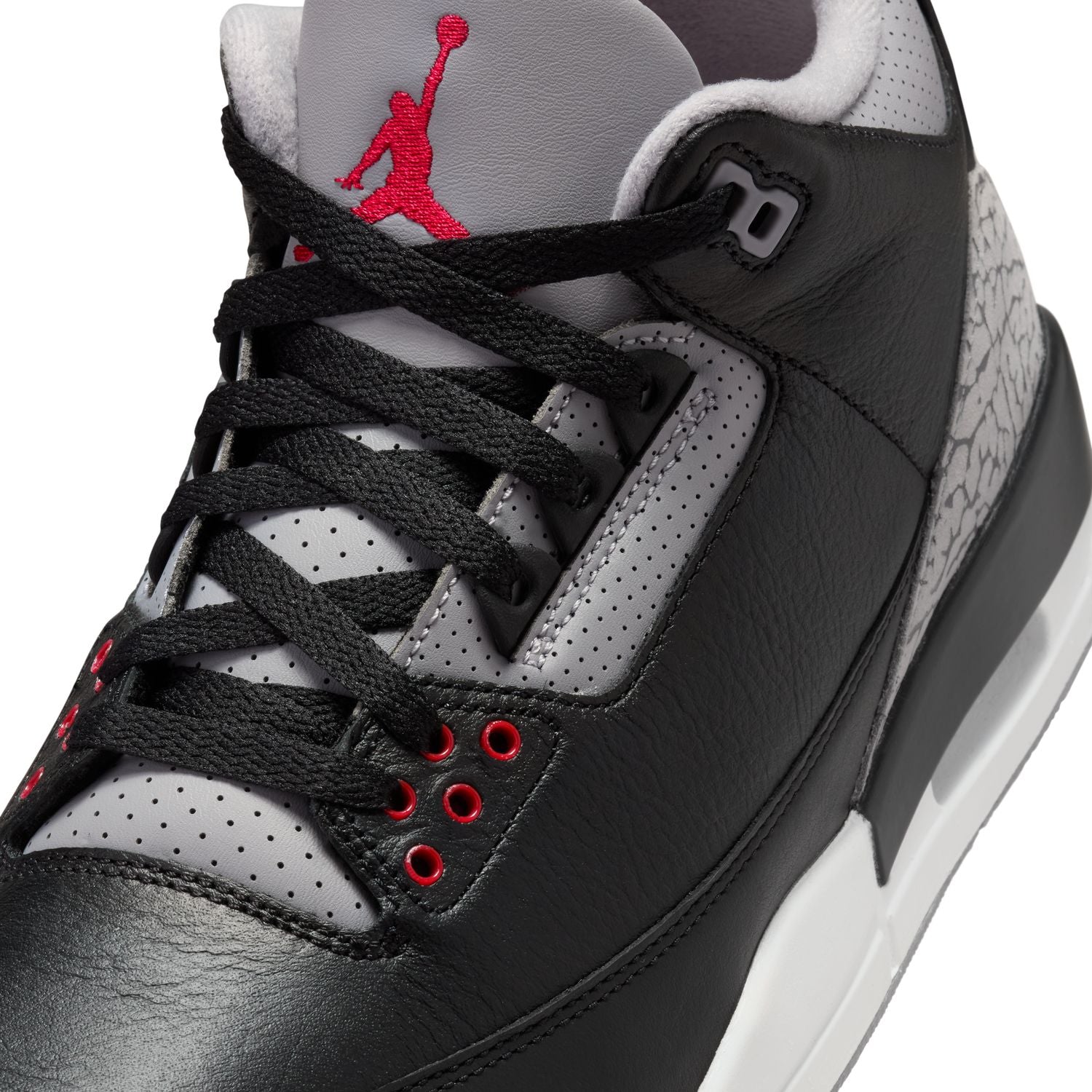 Air Jordan 3 Retro 'Black Cement' Men's Basketball Shoes - Classic Nike Sneakers for Streetwear & Casual Style | Perfect for Basketball, Gym & Everyday Wear