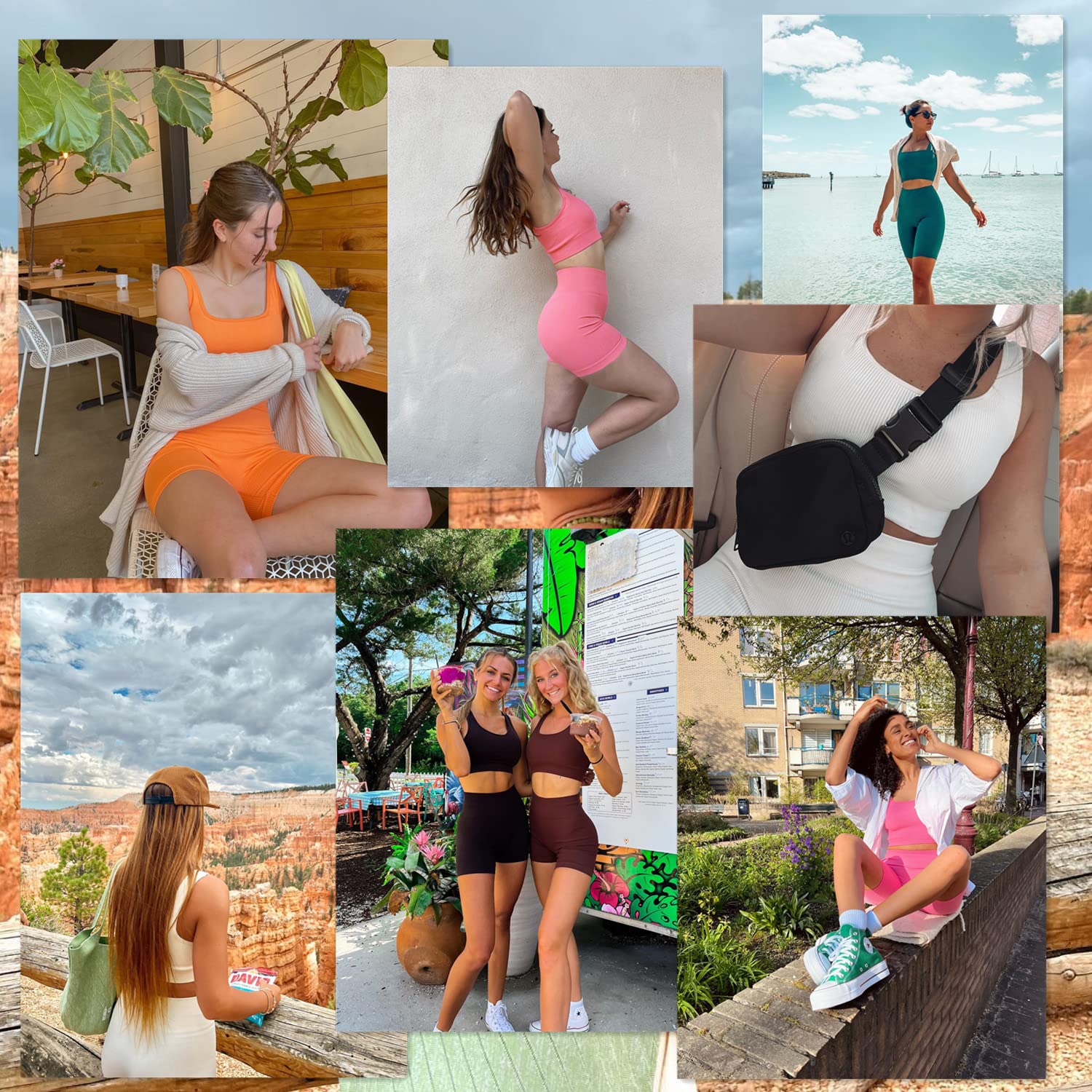 Niyokki Women's Seamless Workout Sets - 2 Piece Matching Yoga Outfits with Crop Top & Leggings | Gym, Running, Fitness & Lounge Wear
