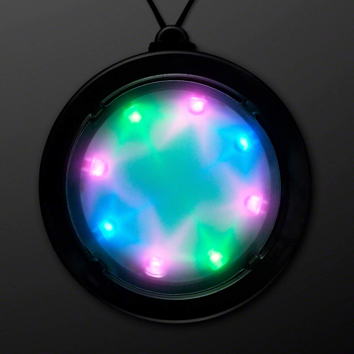 Starburst Lights LED Infinity Necklace by FlashingBlinkyLights - Perfect for Raves, Concerts, Parties & Night Out