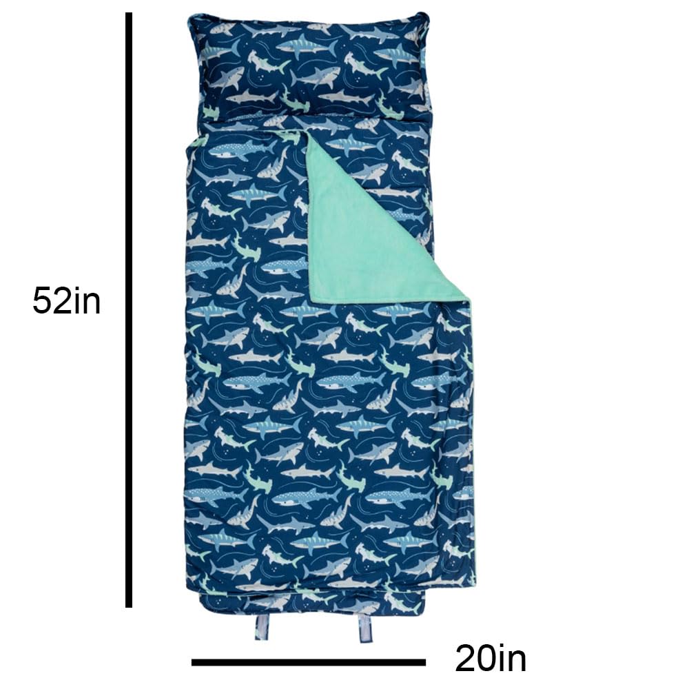 Stephen Joseph Nap Mat for Kids - Soft & Comfortable Travel Sleeping Mat for Daycare, Preschool & Home Use - Machine Washable & Portable for Easy Storage