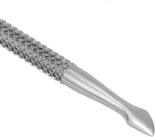 Elecsera Professional Nail Pusher & Cuticle Remover Tool - Stainless Steel Manicure Kit for At-Home & Salon Nail Care, Perfect for Gel Polish Prep and DIY Pedicures