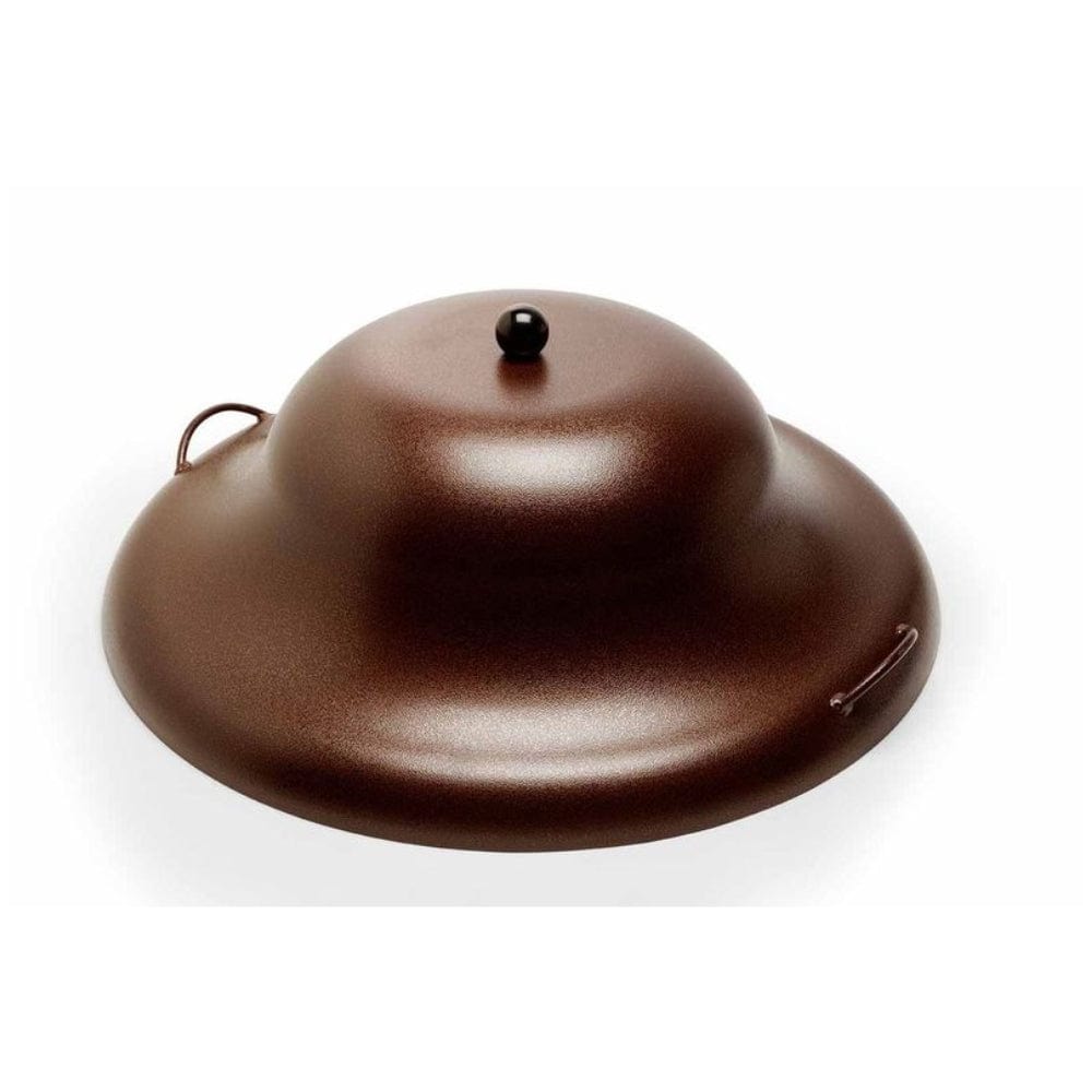 Durable Round Aluminum Fire Pit Cover - Weatherproof & Rust-Resistant for Outdoor Patio, Garden, and Camping Use