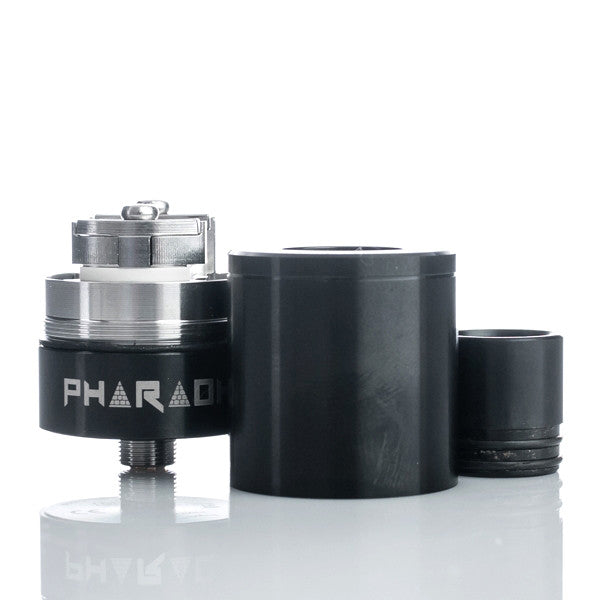 Digiflavor Pharaoh Dripper Tank RDA by Rip Trippers - Premium Rebuildable Dripping Atomizer for Vape Enthusiasts - Perfect for Cloud Chasing & Flavor Testing