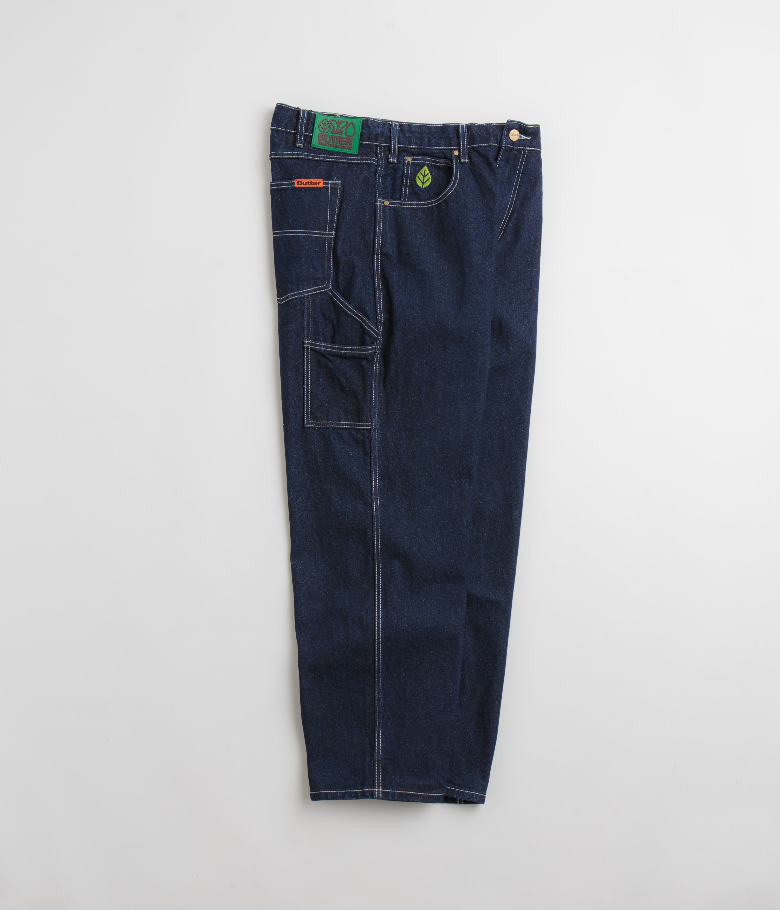 Butter Goods Heavyweight Weatherproof Jeans for Men - Dark Indigo Wash, Durable Workwear & Outdoor Denim Pants for Hiking, Construction & Cold Weather