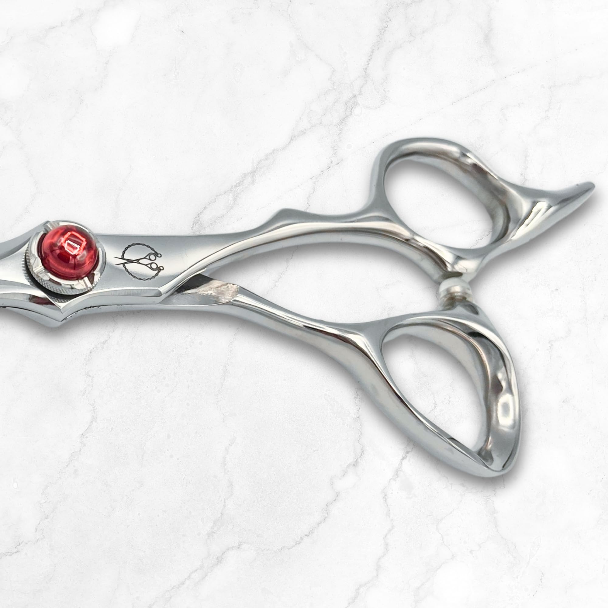 Red Moon 6 Inch Professional Hair Cutting Scissors - Barber Shears for Precision Haircuts, Styling & Trimming | Salon & Home Use