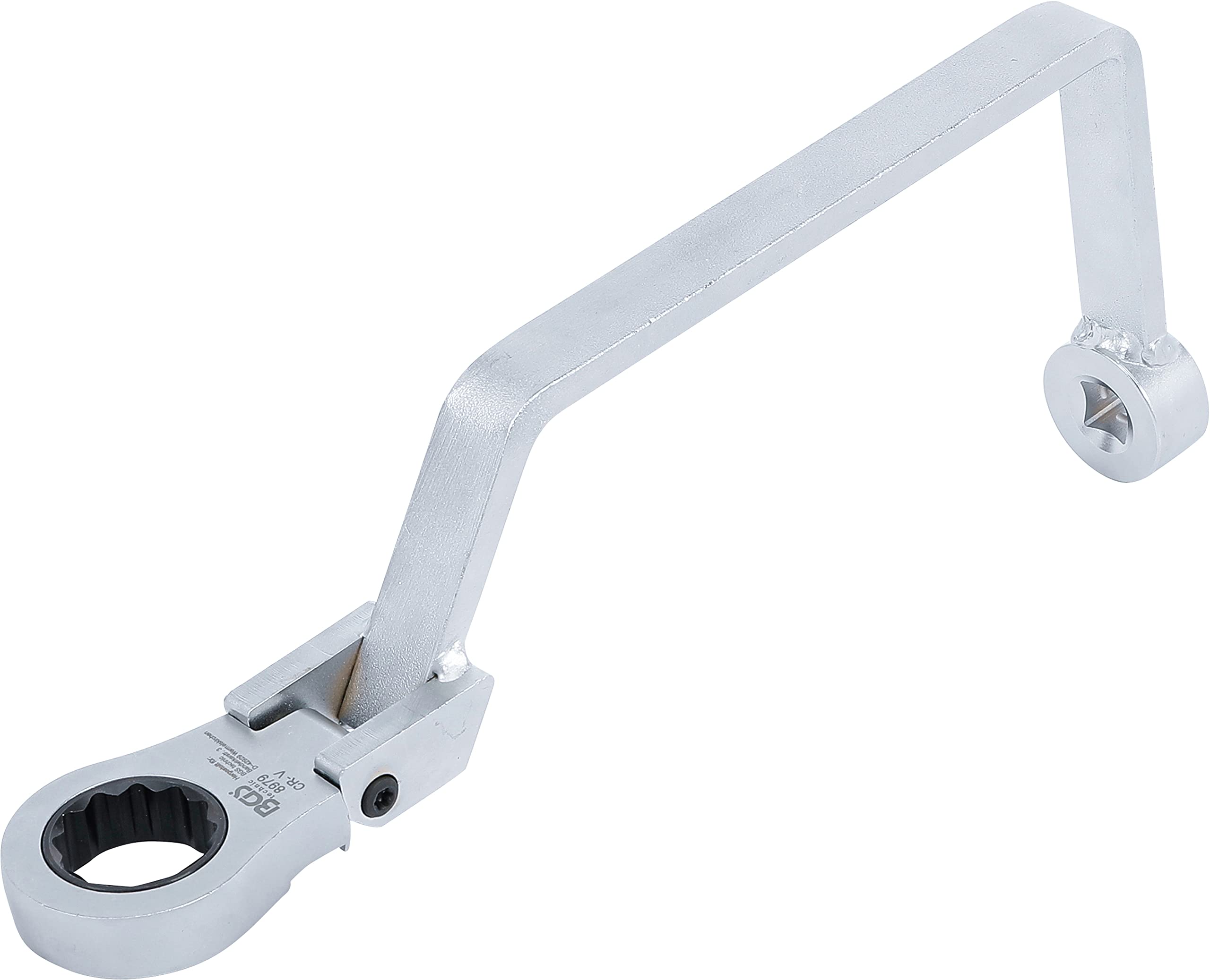 BGS 8979 Special Ratchet Ring Wrench - Oil Filter Removal Tool Compatible with PSA, Ford 20 & 22 TDCI/HDI Engines - Perfect for DIY Car Maintenance & Quick Oil Changes