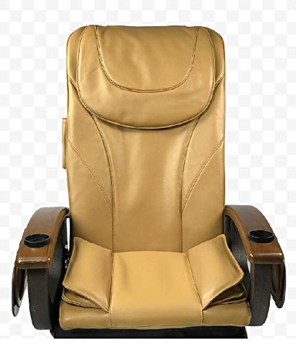ZKZ Pedicure Chair Massage Cushion with Air Seat Cover - Ergonomic Salon & Spa Massage Chair Cushion (Caramel) - Perfect for Foot Care, Relaxation & Pedicures in Salons, Spas & Home Use