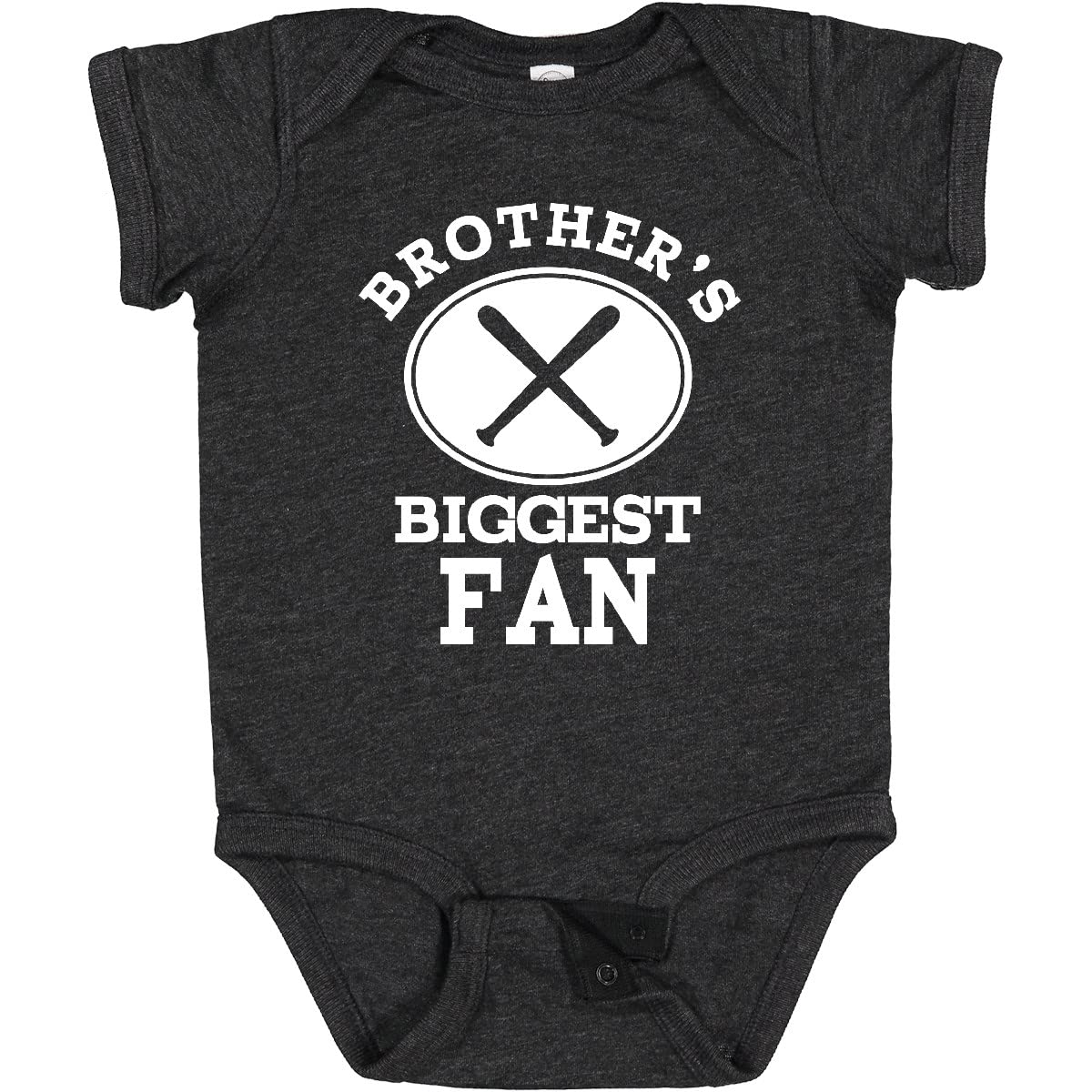Baseball Brothers Biggest Fan Baby Bodysuit - Soft Cotton Infant Onesie for Baseball Lovers - Perfect for Game Day, Family Photos & Sports Themed Events