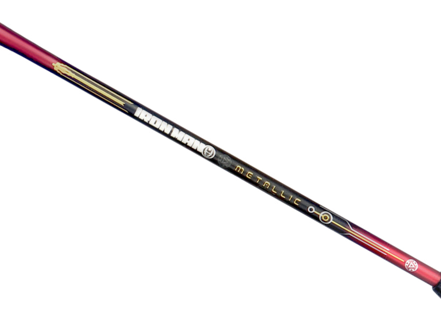 Victor Iron Man Limited Edition Badminton Racket Set - Professional Carbon Fiber Badminton Racket with Bag & Shuttlecocks - Perfect for Indoor/Outdoor Games, Tournaments & Training