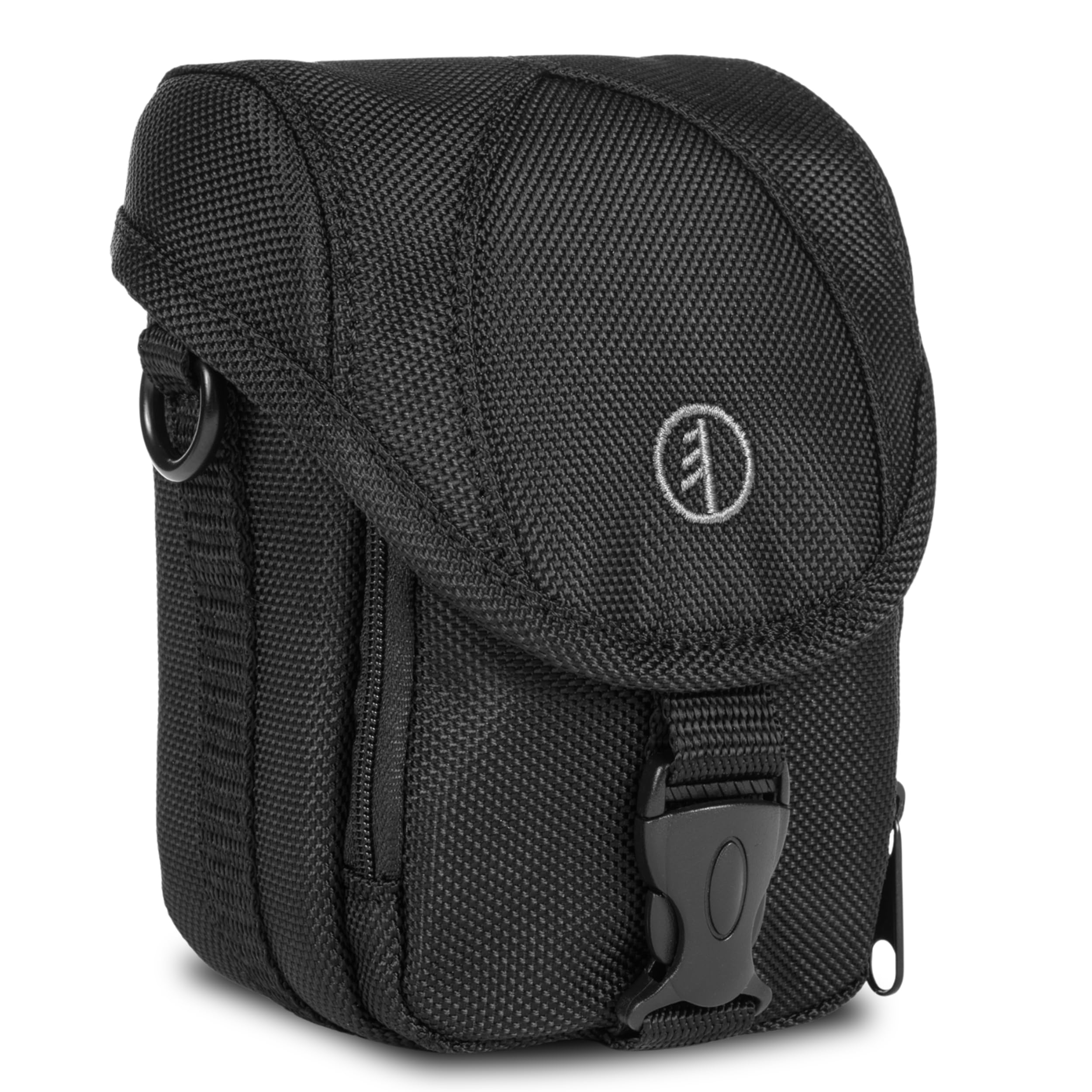 Tamrac Pro Compact 2 Camera Bag for DSLR & Mirrorless Cameras - Small Crossbody Photography Case Compatible with Canon, Nikon, Fuji - Waterproof & Durable Black Camera Carrying Bag for Travel, Hiking & Street Photography