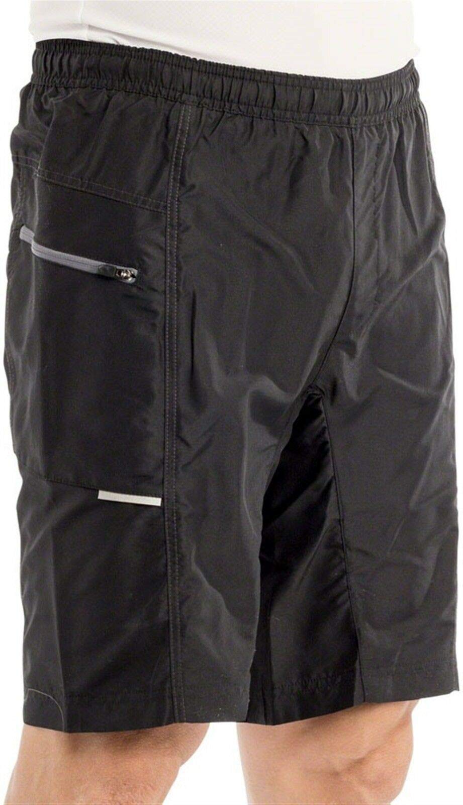 Bellwether Ultralight Gel Baggies Men's Cycling Shorts - Breathable Padded Bike Shorts for Road & Mountain Biking - Comfortable Black Cycling Gear for Training & Endurance Rides