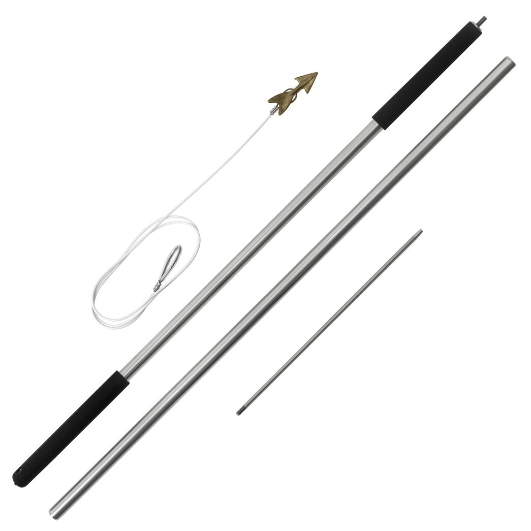Momoi Diamond 98523 9-Foot 2-Piece Harpoon Fishing Kit - Saltwater & Freshwater Fishing Gear for Spearfishing and Game Fishing Adventures