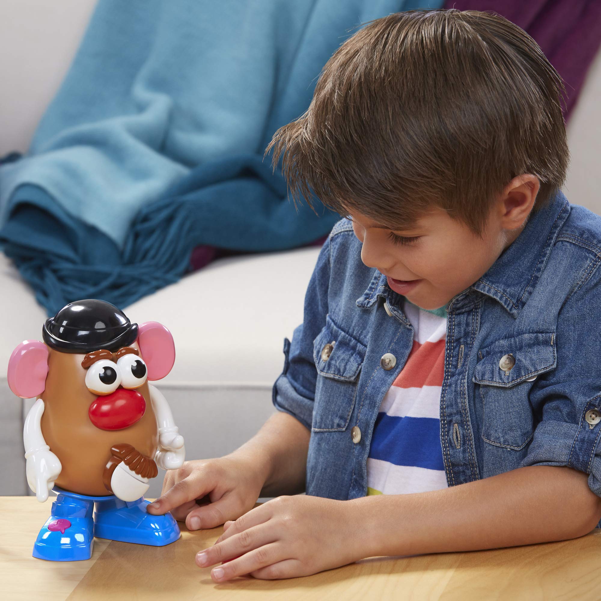 Hasbro Talking Mr. Potato Head Toy – Orange Color, 1st Age Infant Toy for 3 Year Olds – Inspired by Toy Story Movie | Perfect Gift for Kids Birthday, Christmas & Playtime Fun