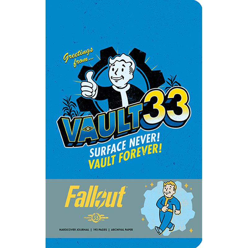 Fallout: The Official Hardcover Journal of Vault 33 - Collectible Notebook for Gaming Fans, Post-Apocalyptic Writing & Roleplaying Scenes