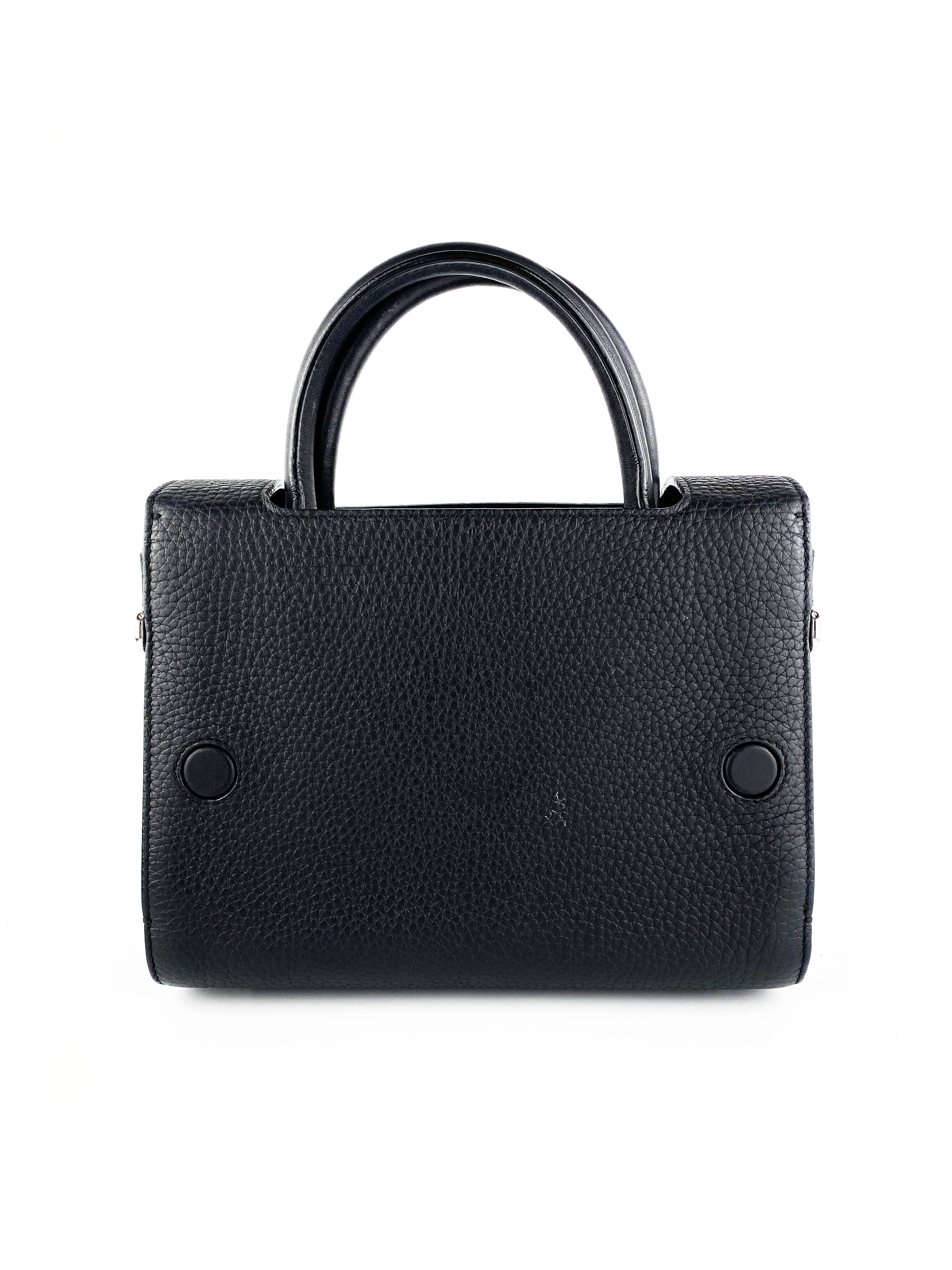 Christian Dior Diorever Black Leather Shoulder Bag for Women - Luxury Designer Handbag for Evening Parties, Work & Special Occasions