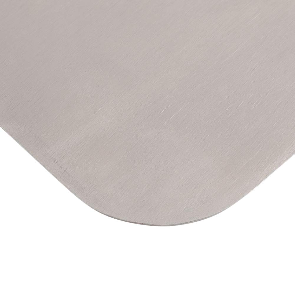 Premium Stainless Steel Dough Scraper & Pastry Cutter - 16.8x20.1cm Kitchen Tool for Bread, Cake, Fondant - Perfect for Baking, Pizza Dough, Cookie Cutting & Icing Decoration