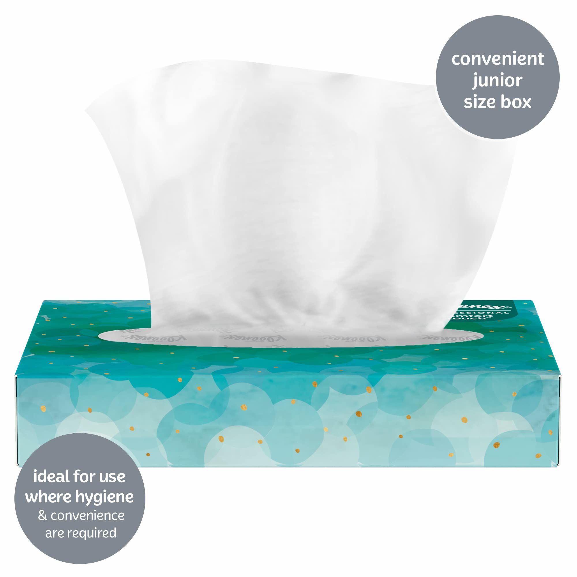 Kleenex Professional Facial Tissue Bulk (21195) - Flat Boxed for Business, 48 Tissues/Box, 64 Boxes (3,072 Sheets/Case) - Ideal for Offices, Restaurants & Healthcare Facilities