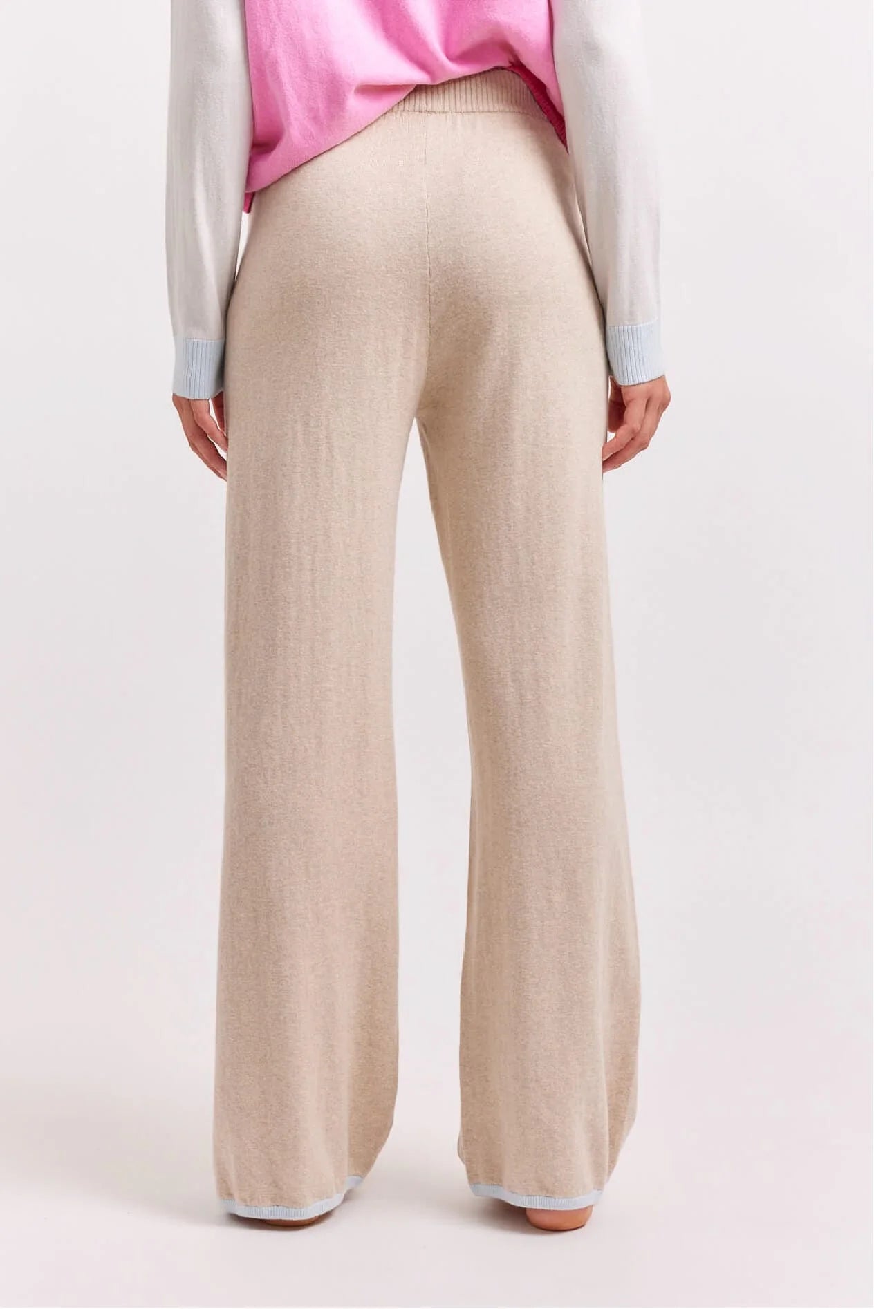 Premium Eton Cotton Cashmere Pants in Vellum - Soft & Comfortable Men's Dress Pants for Business & Formal Occasions