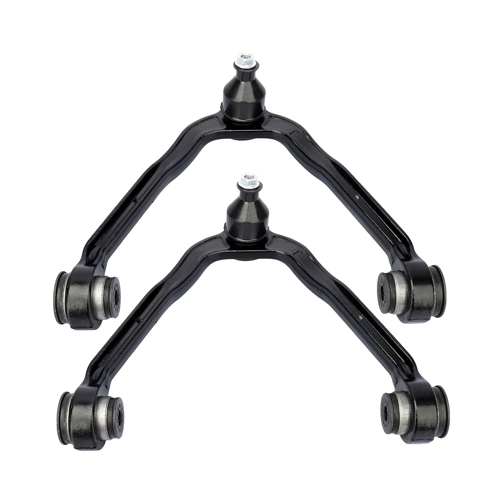 12-Piece Front Upper Control Arm Kit for Cadillac Escalade ESV EXT Chevy Silverado Avalanche Suburban 1500 Tahoe GMC Sierra Yukon XL 1999-2006 - Includes Lower Ball Joint, Tie Rods, Idler Arm & Pitman Arm - Perfect for Suspension Repair & Off-Road Upgrades