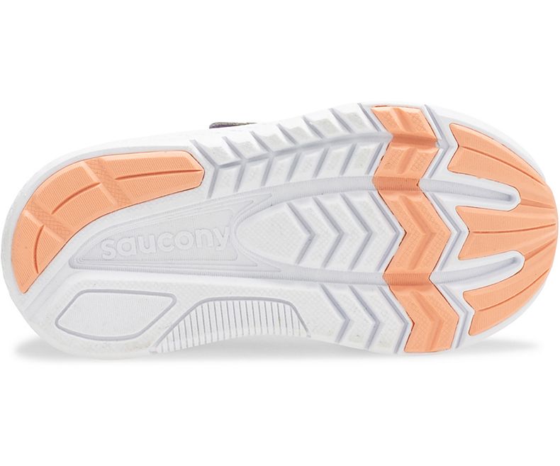 Saucony Kinvara 10 Jr Baby/Toddler Sneakers - Lightweight Running Shoes for Kids in Purple & White | Perfect for Preschool Play & Early Walking Support
