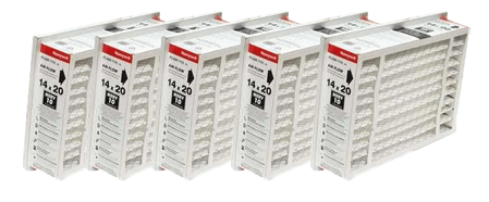 Honeywell FC40R1110 14x20 Return Grill Air Filter 5 Pack - Premium HVAC Replacement Filters for Home & Office Use