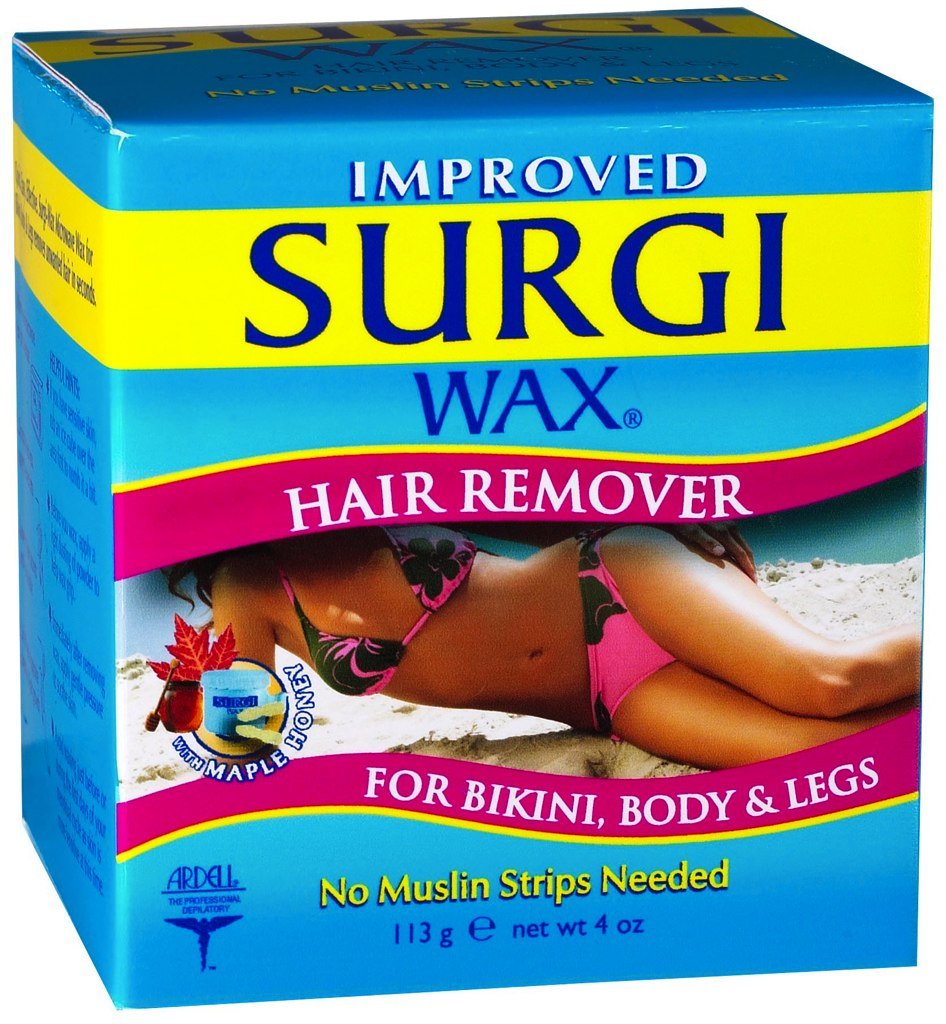 Organic Wax for Hair Removal - 4 oz Natural Body & Leg Wax for Smooth Skin - Perfect for Home Spa, Salon, and DIY Beauty Treatments