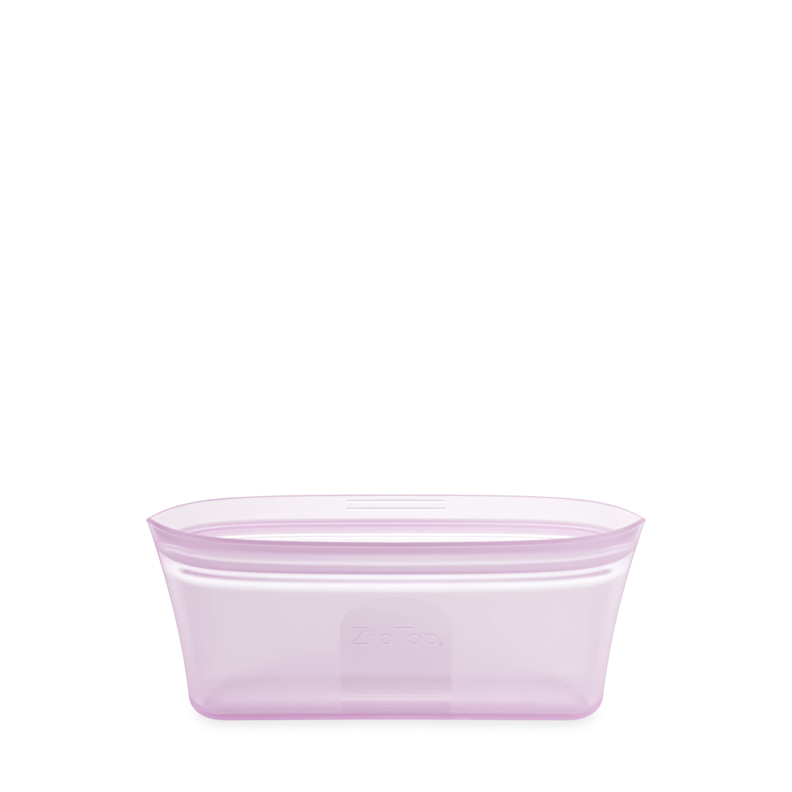 Eco-Friendly Zip Top Reusable Food Storage Bags | Lavender Silicone Snack Bags for Meal Prep | Microwave, Dishwasher & Freezer Safe | Made in USA | Perfect for Lunches, Travel & Leftovers