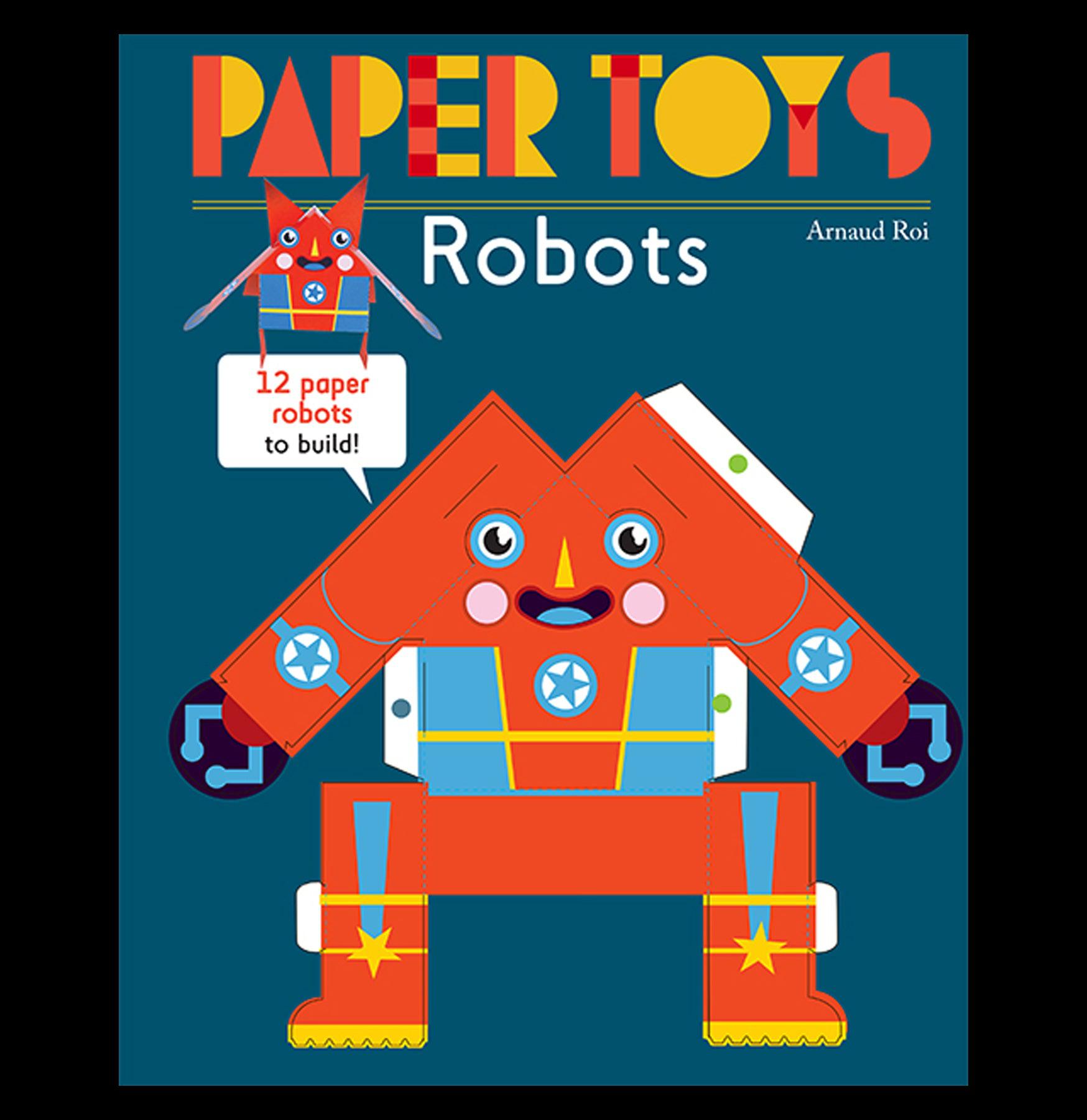 DIY Paper Robot Toys Kit - 3D Printable STEM Activity for Kids - Creative Craft for Birthday Parties & Classroom Projects
