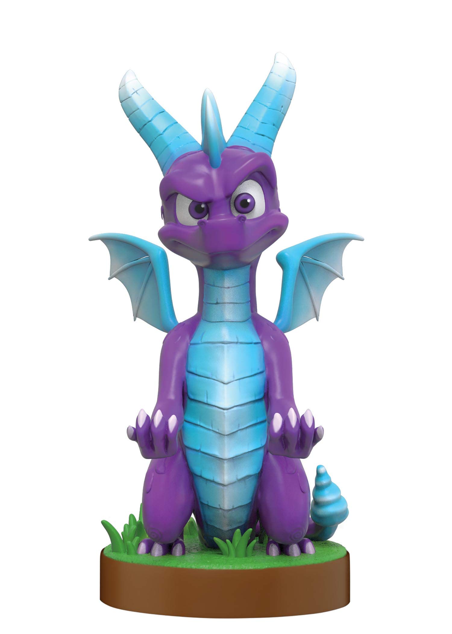 Spyro Ice Gaming Controller & Phone Stand - Officially Licensed Cable Guys Figure for PS4, Xbox, Switch | Perfect for Gaming Setup & Desk Organization