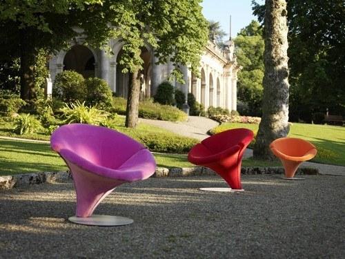 Giovannetti Flower Lounge Chair - Modern Accent Chair for Living Room, Bedroom & Patio - Stylish Comfortable Seating for Relaxing & Decor