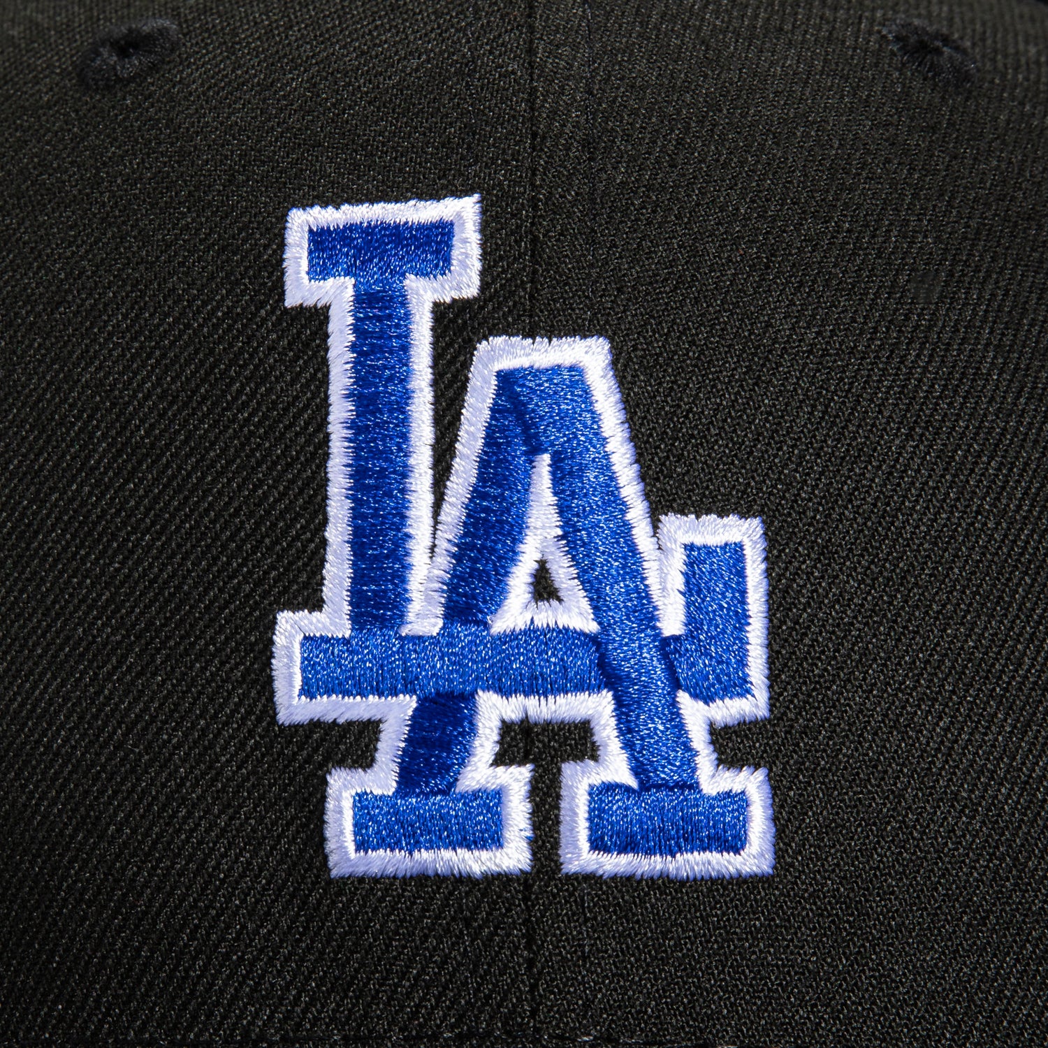 New Era 59Fifty Black Los Angeles Dodgers 40th Anniversary Patch Snapback Hat - Official MLB Baseball Cap for Men & Women - Perfect for Games, Sports Events & Streetwear Fashion