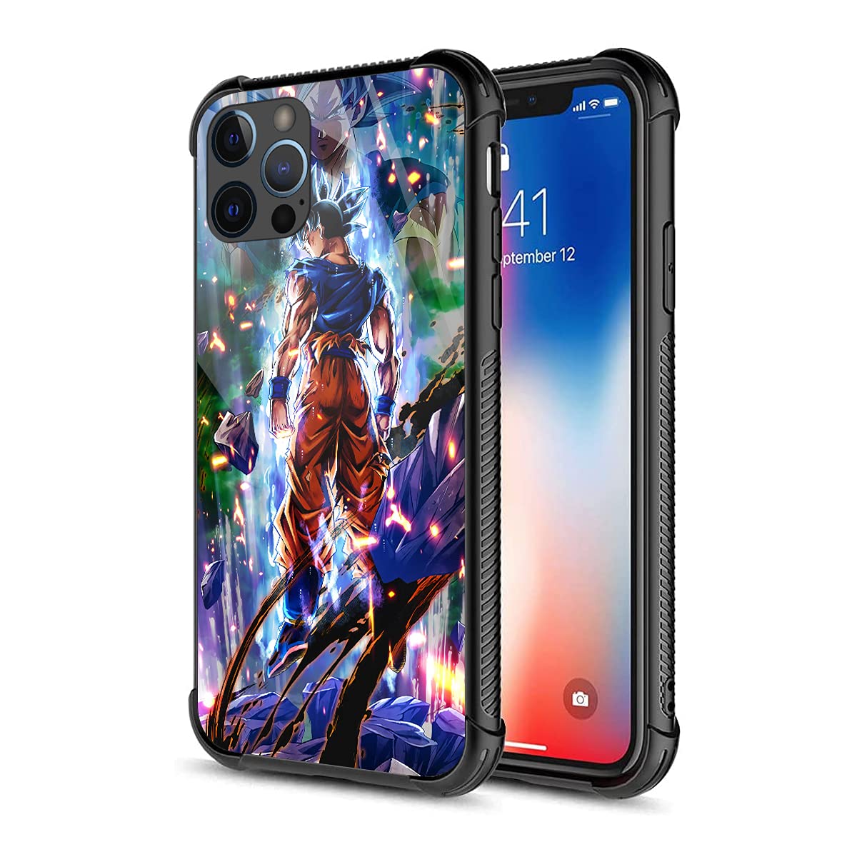 FUTURECASE iPhone 11 Case with Tempered Glass Screen Protector - Shockproof Slim Protective Cover for iPhone 11 (2019 Model) - Perfect for Everyday Use, Work & Outdoor Activities