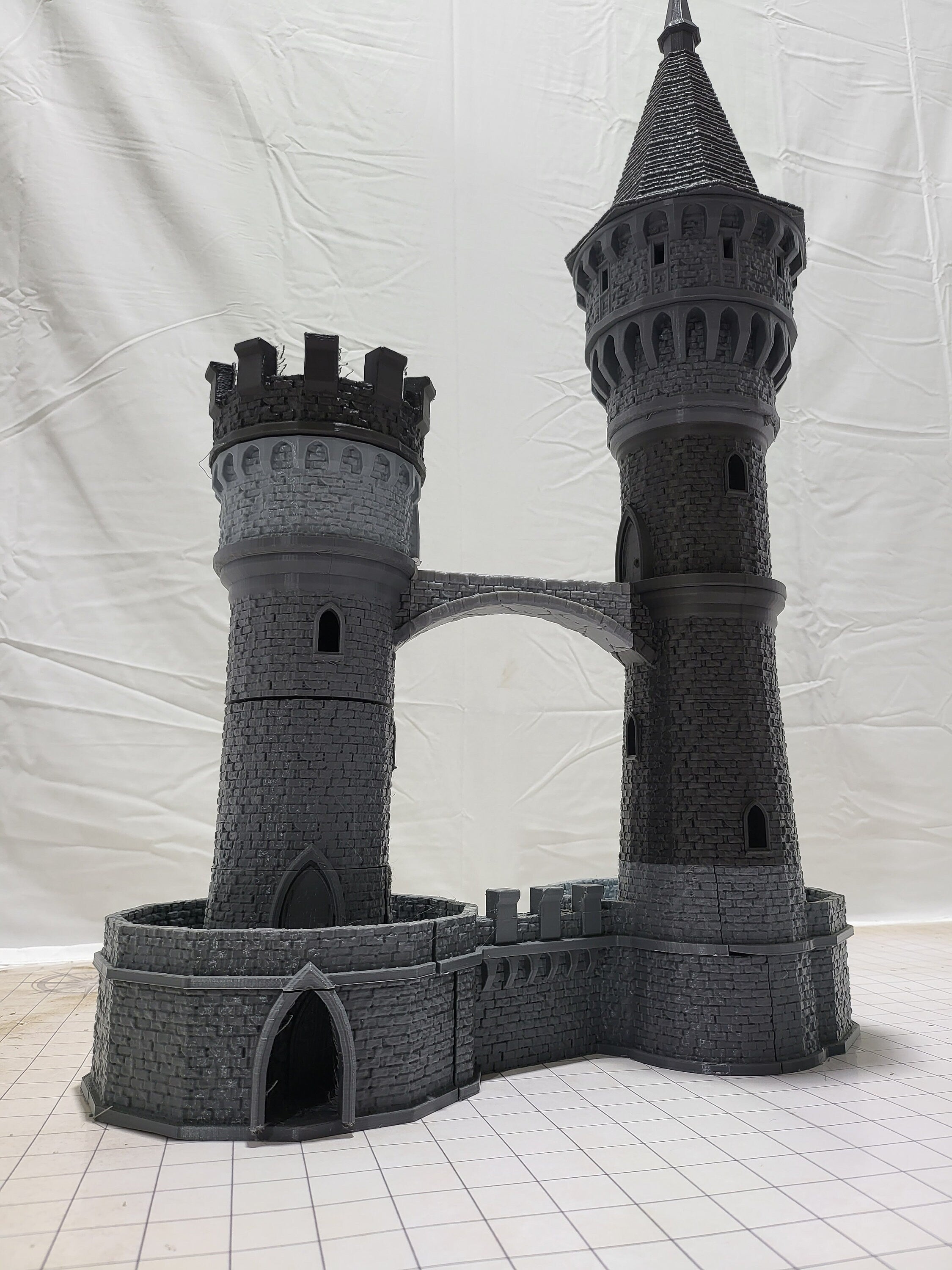 Wizard's Artillery Tower & Watch Tower - Gothic Dracul Towers for D&D, Ravenloft & Strahd Campaigns - Perfect for Tabletop RPG Battles and Fantasy Decor