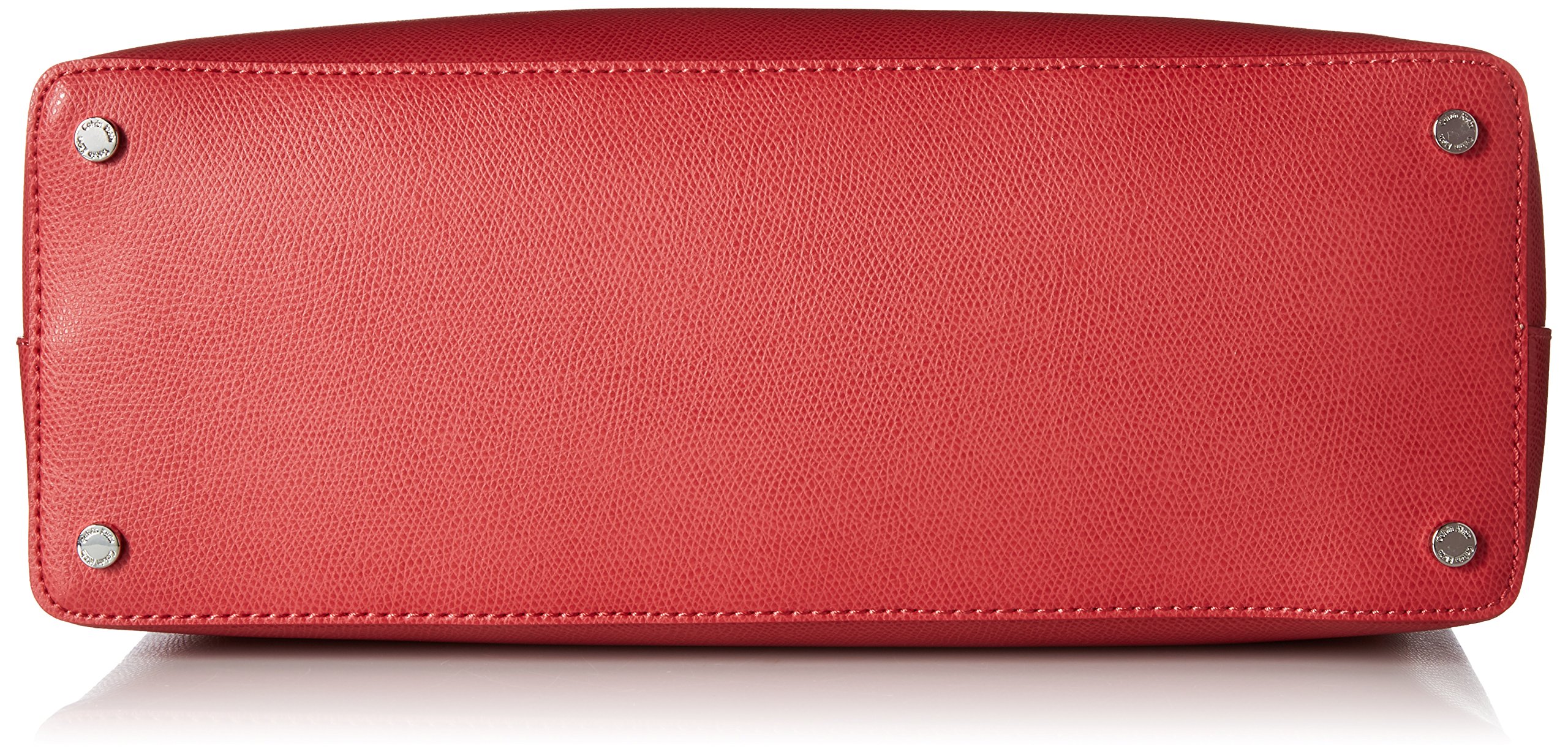 Calvin Klein Maggie Mercury Leather East/West Tote Bag for Women - Stylish Designer Handbag for Work, Travel & Everyday Use