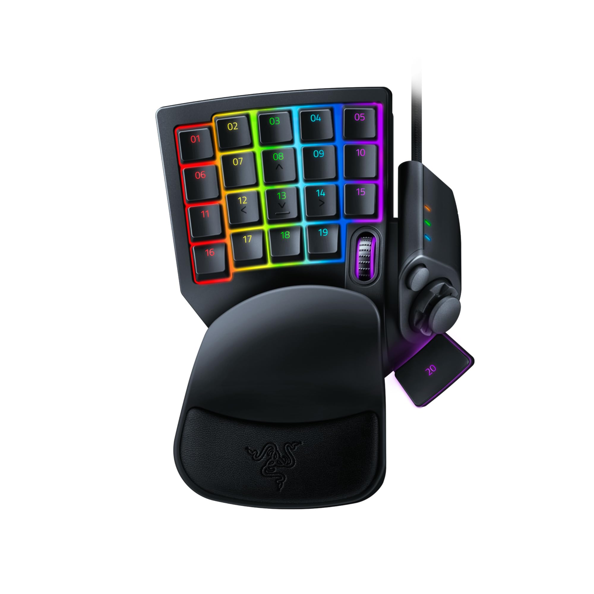 Razer Tartarus Pro Analog Optical Gaming Keypad - 32 Programmable Keys, Customizable Trigger Point, 8 Profiles for PC (Black) | Perfect for FPS, MMO & Esports Gaming
