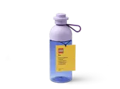 LEGO Compatible 0.5L Transparent Lavender Water Bottle - BPA Free Kids Sports Bottle for School, Gym & Outdoor Activities
