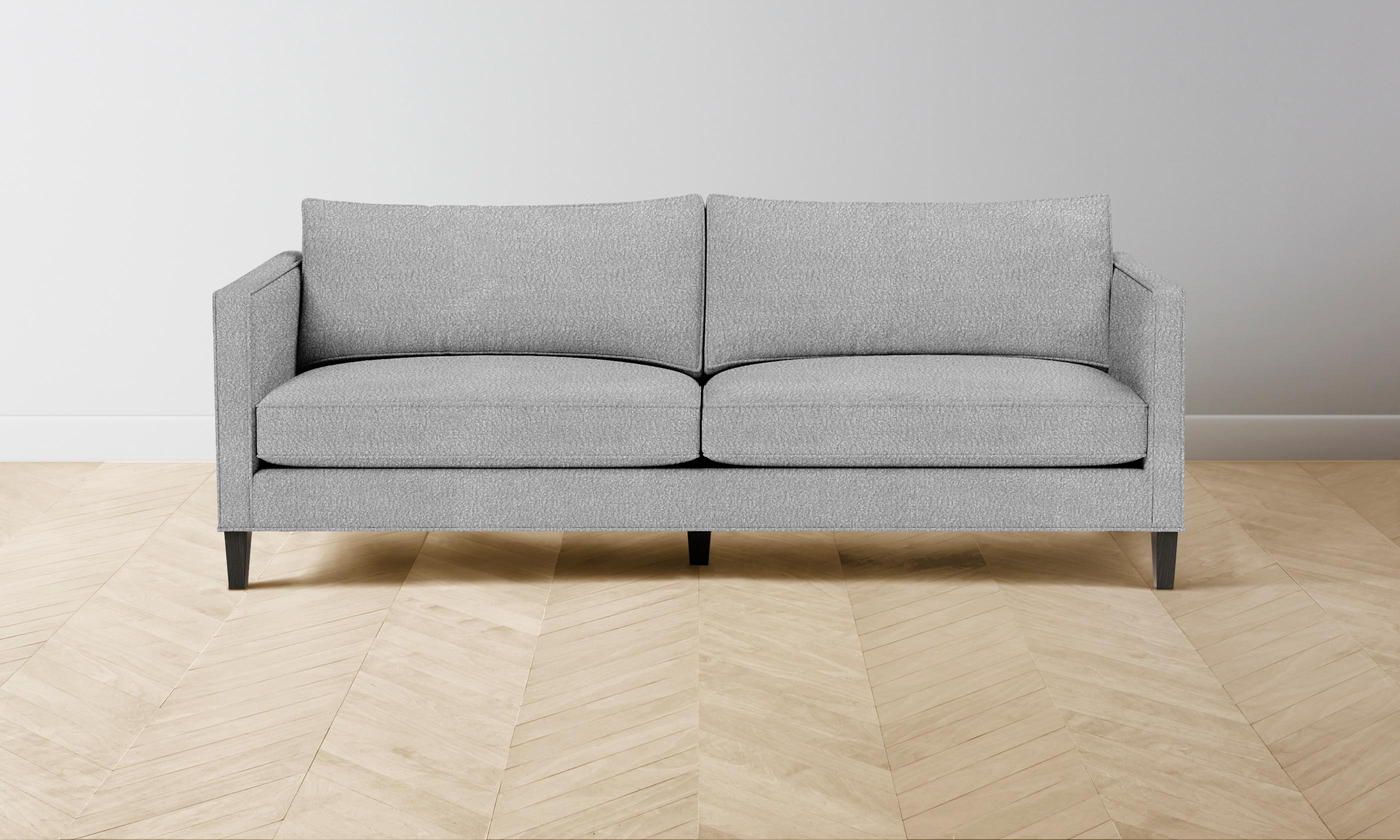 The Crosby Sofa - Italian Bouclé Waterfall Sectional Couch for Living Room | Modern Comfortable Sofa for Home & Lounge | Perfect for Family Gatherings & Relaxing