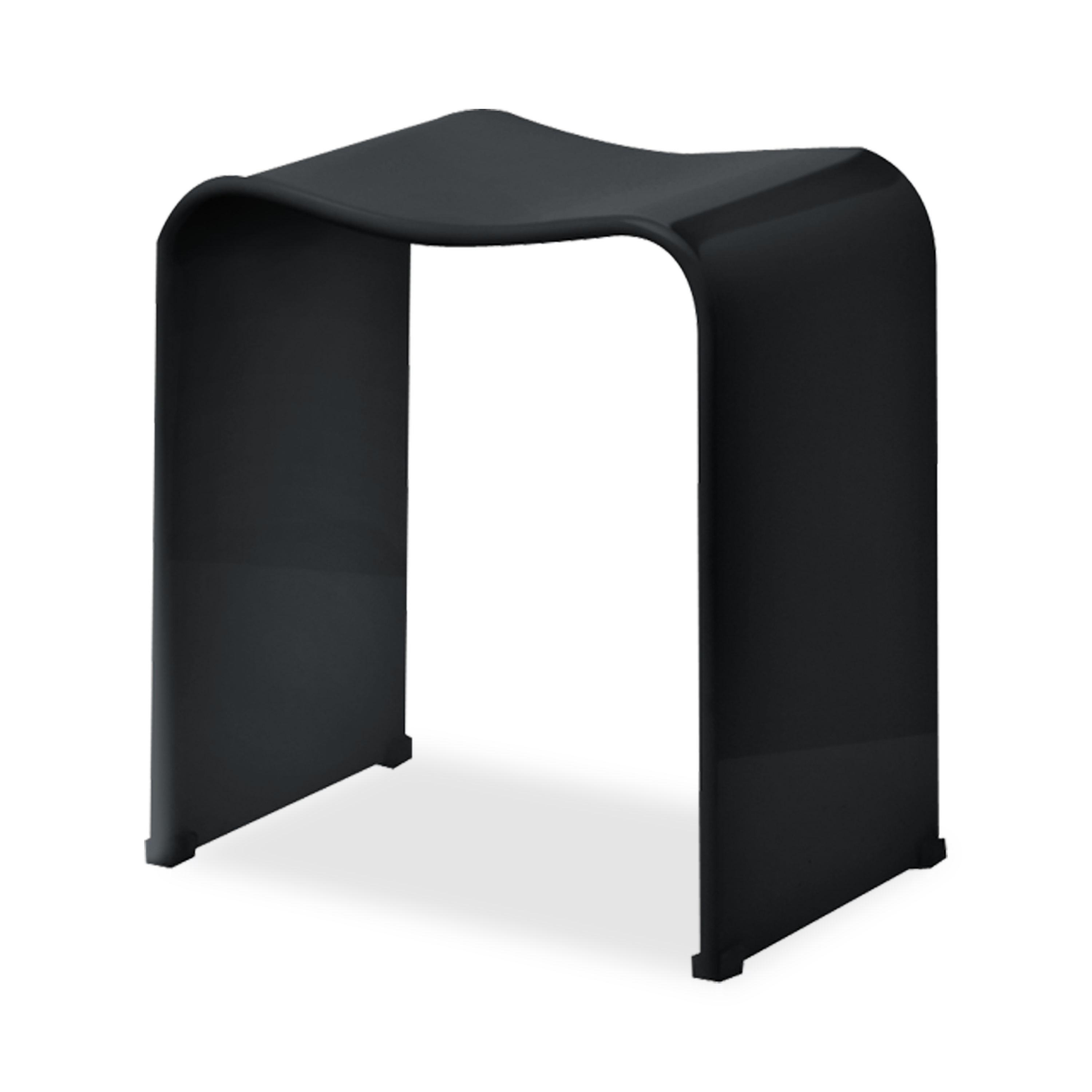 Non-Slip Acrylic Bath Stool - Lightweight & Durable Shower Seat for Elderly & Kids - Perfect for Bathroom, Spa, and Relaxation