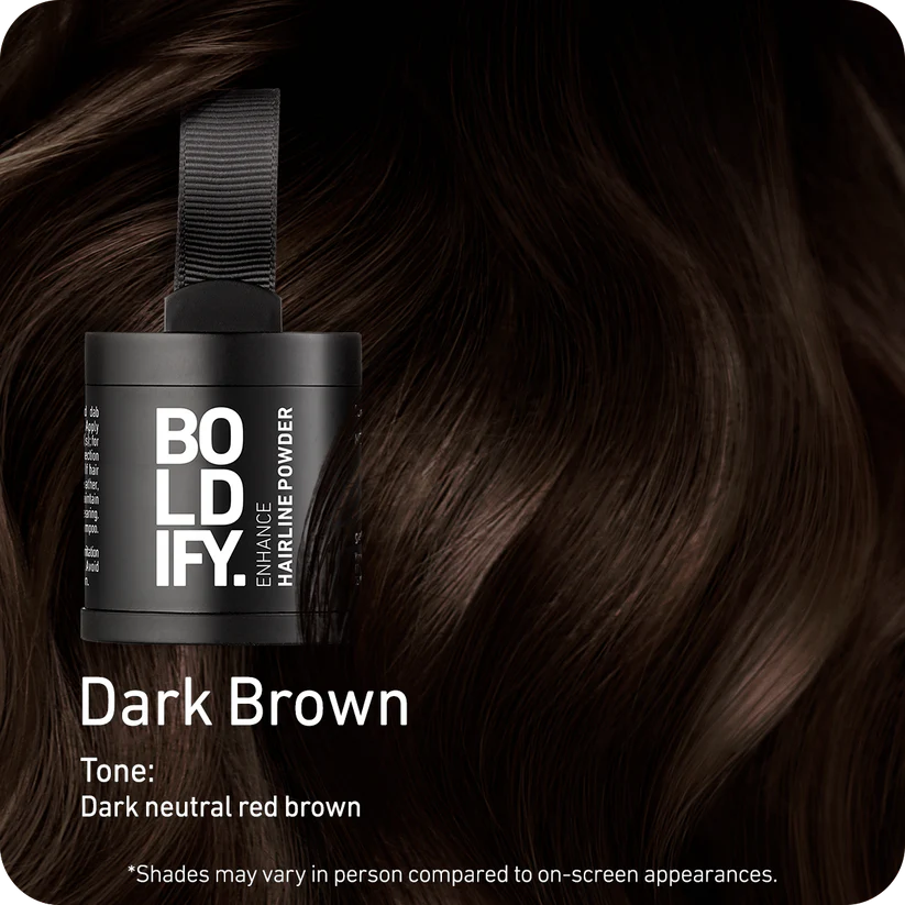 Boldify Hairline Powder for Thinning Hair - Instant Root Touch Up & Hair Thickening Fibers - Natural Looking Coverage for Men & Women - Perfect for Daily Use & Special Occasions
