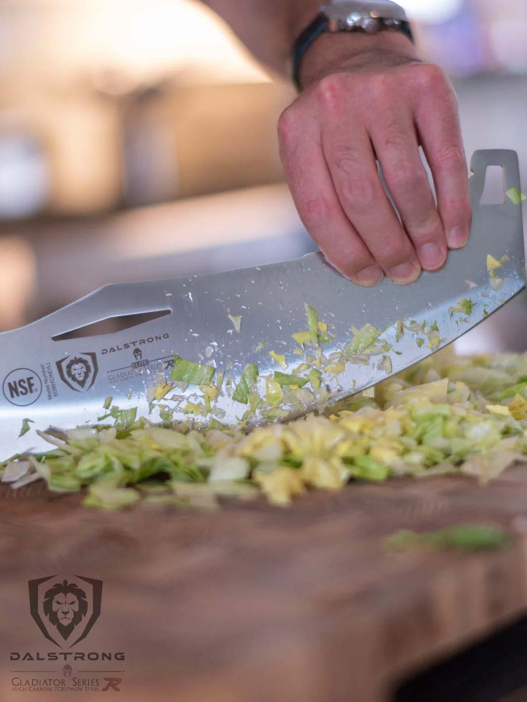 Dalstrong Gladiator Series Rocking Cleaver Knife 12