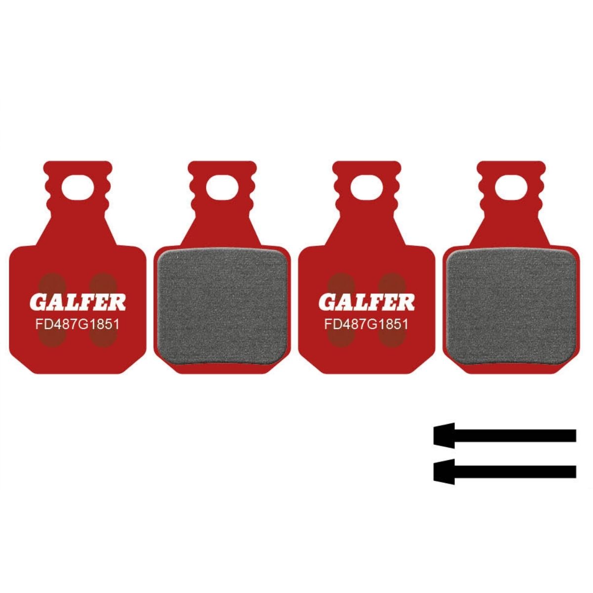 Galfer Brake Pads for Magura Marta MT5 & MT7 - High-Performance Disc Brake Pads for Mountain Bikes - Perfect for Trail Riding, Downhill & Enduro Cycling