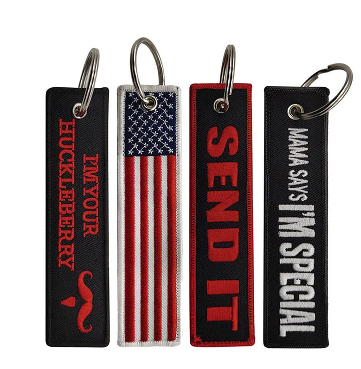 Durable Key Chain Tag with Ring for Keys & Accessories