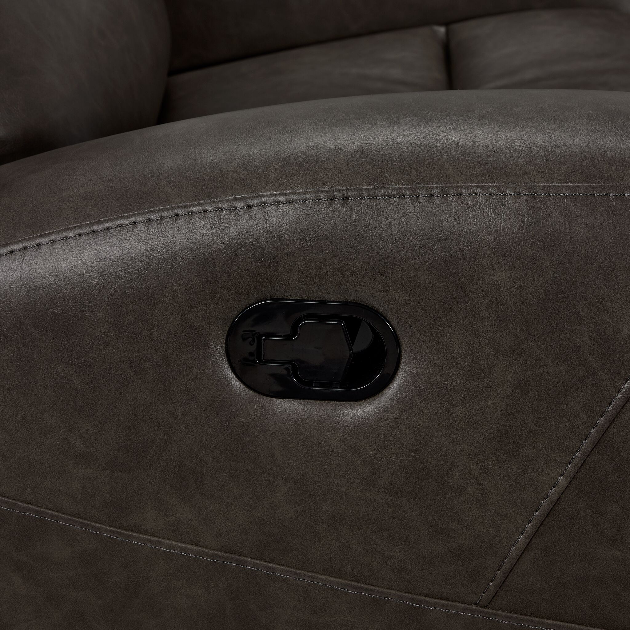 Copley Reclining Sofa and Loveseat Set in Slate Gray - Modern Living Room Furniture for Relaxation and Entertainment
