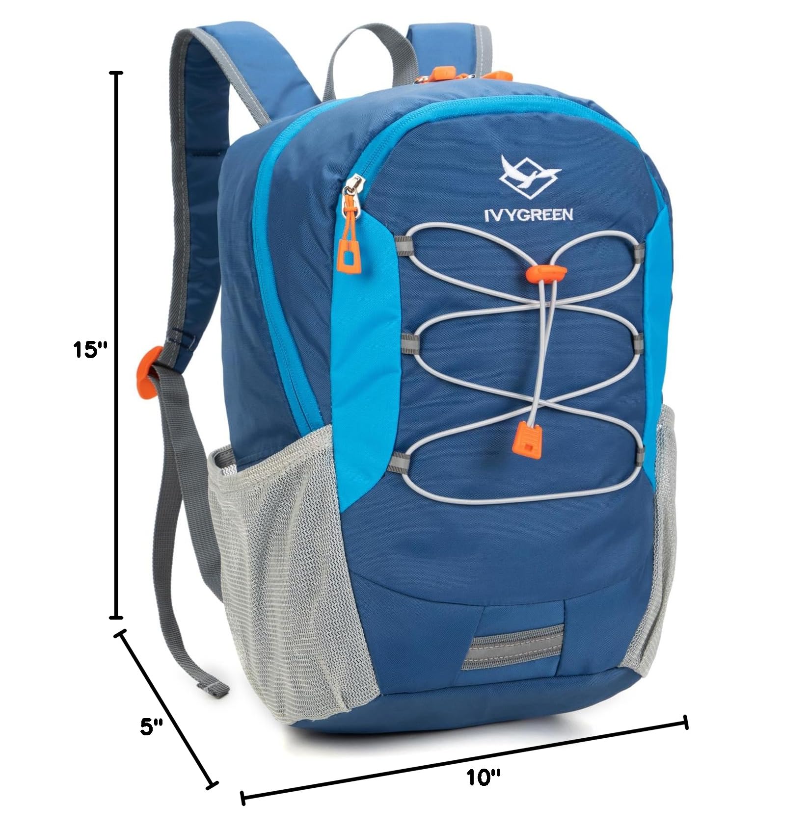 **Kids Hiking Backpack for Boys & Girls - Lightweight Small Daypack for Camping, Travel, School & Outdoor Adventures (Blue, Small) - Perfect for Day Trips, Nature Walks & Family Outings**