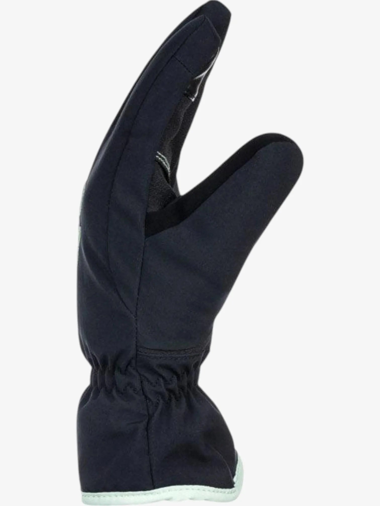 Roxy Freshfields Snow Gloves for Girls - Black & Green - Warm Winter Gloves for Skiing, Snowboarding & Outdoor Activities