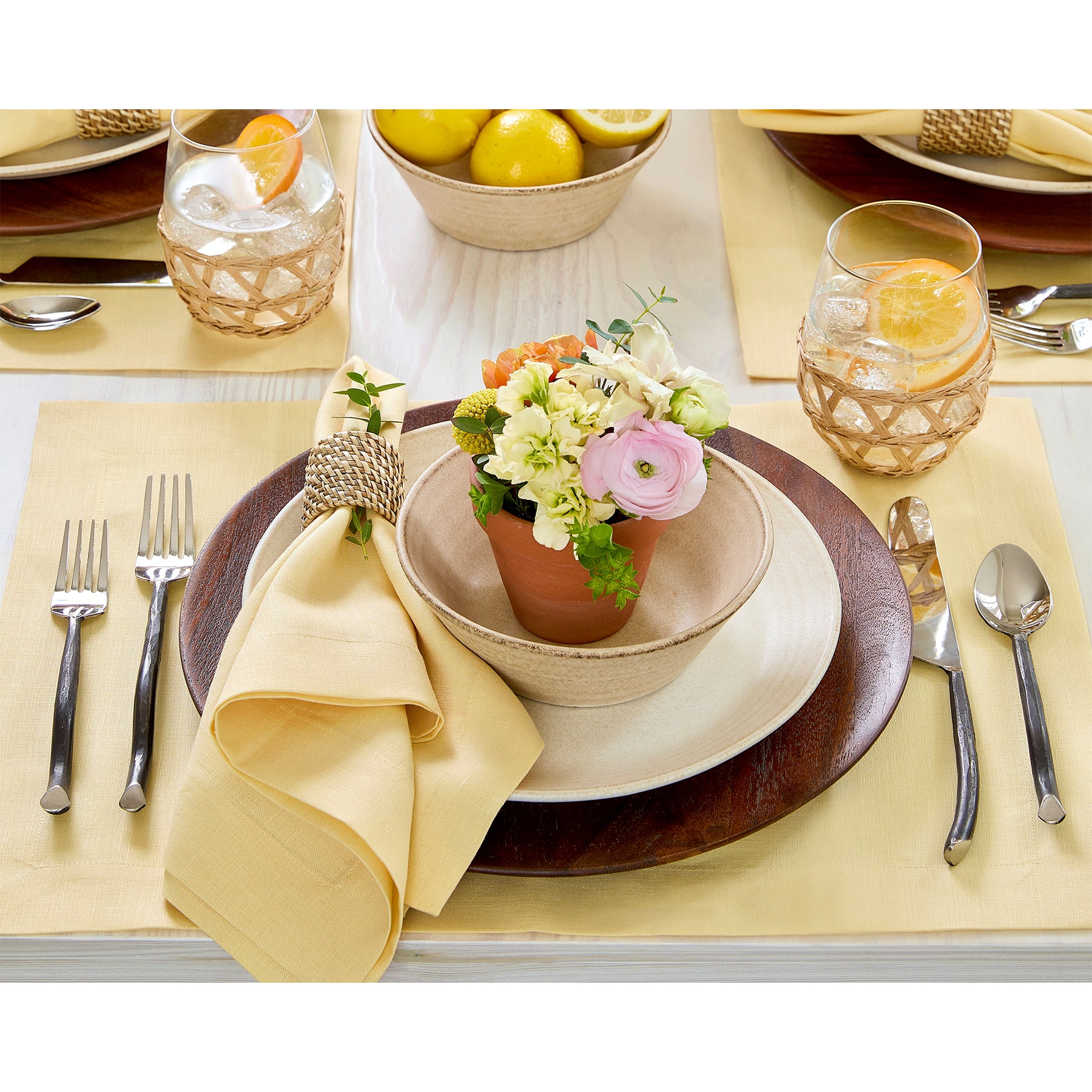 Premium Linen Napkins for Dining - Eco-Friendly & Elegant Table Linens for Weddings, Parties, and Everyday Use